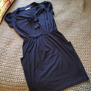Billa D. - Navy Blue Dress W/ Pockets